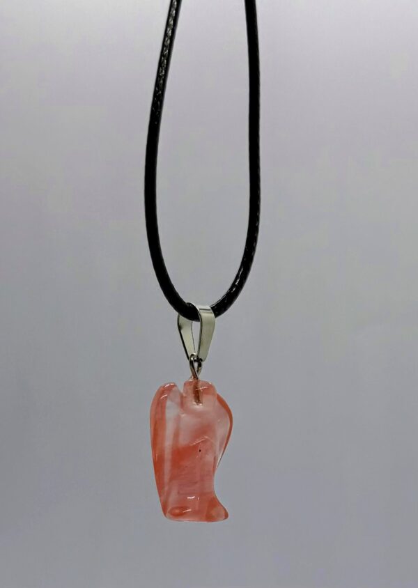 Colgante de ángel rosa